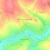 Топографическая карта Великомихайловка, высота, рельеф