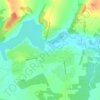 Топографическая карта Буб, высота, рельеф