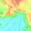 Топографическая карта Новое Уткино, высота, рельеф
