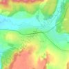 Топографическая карта Инза, высота, рельеф