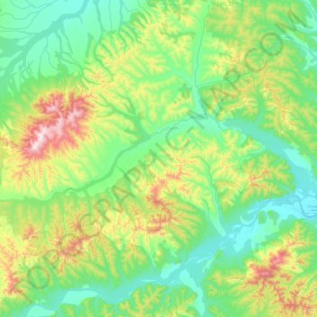 Топографическая карта Сомня, высота, рельеф