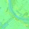Топографическая карта Rhein, высота, рельеф