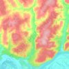 Топографическая карта Шумбут, высота, рельеф