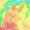 Топографическая карта Лазарцево, высота, рельеф