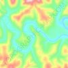 Топографическая карта Мая, высота, рельеф