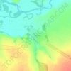 Топографическая карта Иске-Юрт, высота, рельеф