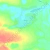 Топографическая карта Хочо, высота, рельеф