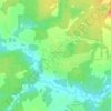 Топографическая карта Хохловщина, высота, рельеф