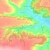 Топографическая карта Балтай, высота, рельеф