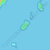 Топографическая карта Île Piana, высота, рельеф
