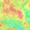 Топографическая карта Верхняя Пышма, высота, рельеф