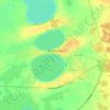 Топографическая карта Бердюжье, высота, рельеф