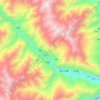 Топографическая карта 革斯札河, высота, рельеф