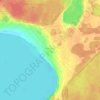 Топографическая карта Кичигино, высота, рельеф