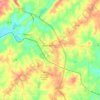 Топографическая карта Roanoke, высота, рельеф