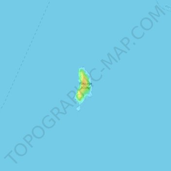 Топографическая карта Passage Island, высота, рельеф