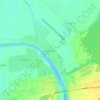 Топографическая карта Большой Луцк, высота, рельеф