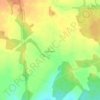 Топографическая карта Корнеевка, высота, рельеф