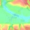Топографическая карта Олешня, высота, рельеф