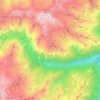 Топографическая карта Val di Genova, высота, рельеф
