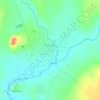 Топографическая карта Обручёвка, высота, рельеф