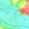 Топографическая карта Пономаревка, высота, рельеф