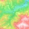 Топографическая карта Дилижан, высота, рельеф
