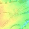 Топографическая карта Делово, высота, рельеф