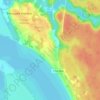 Топографическая карта Конецгорье, высота, рельеф