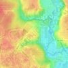Топографическая карта Рождествено, высота, рельеф