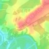 Топографическая карта Повышево, высота, рельеф