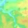 Топографическая карта Гаринская, высота, рельеф