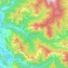 Топографическая карта Элекмонар, высота, рельеф