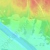 Топографическая карта Лужки, высота, рельеф