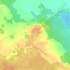 Топографическая карта Рель, высота, рельеф