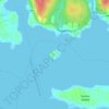 Топографическая карта Bear Island, высота, рельеф