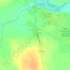 Топографическая карта Большая Поляна, высота, рельеф