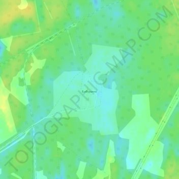 Топографическая карта Бабурино, высота, рельеф