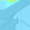 Топографическая карта Kite beach, высота, рельеф