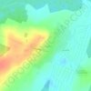 Топографическая карта Рожок, высота, рельеф