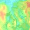Топографическая карта Бабаево, высота, рельеф