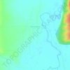 Топографическая карта Кочалейка, высота, рельеф