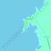Топографическая карта Pine Island, высота, рельеф