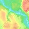 Топографическая карта Мыс, высота, рельеф