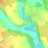 Топографическая карта Усады, высота, рельеф