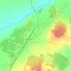 Топографическая карта Муслюмово, высота, рельеф