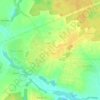 Топографическая карта Саввино, высота, рельеф