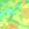 Топографическая карта Любеховичи, высота, рельеф