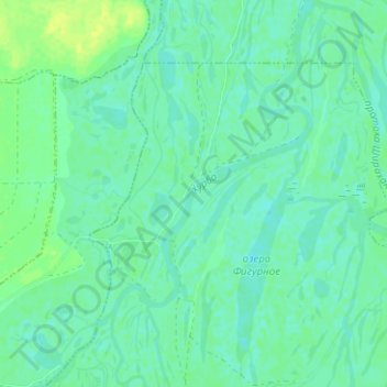 Топографическая карта Хурба, высота, рельеф