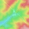 Топографическая карта Крутой Лог, высота, рельеф
